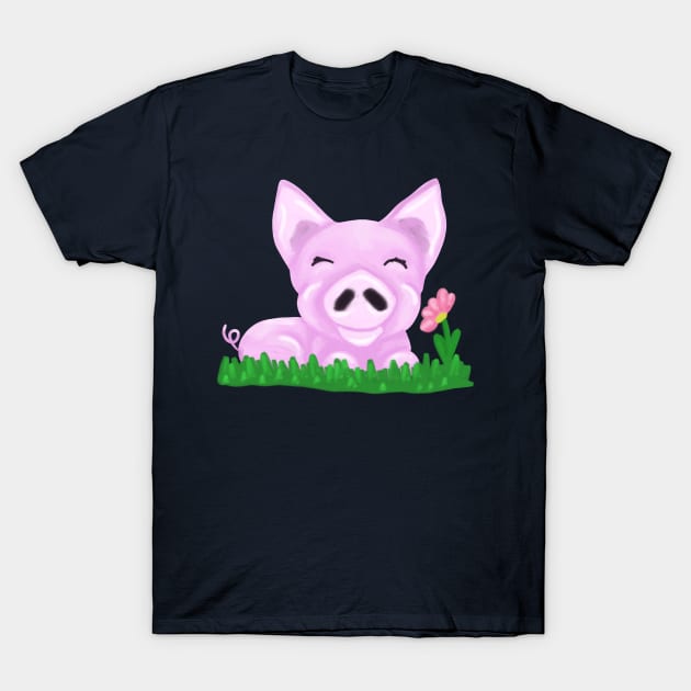 Cute piggy T-Shirt by Antiope